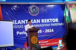 Hadiri Pelantikan Rektor Umpar, Ini Harapan Wawali Parepare