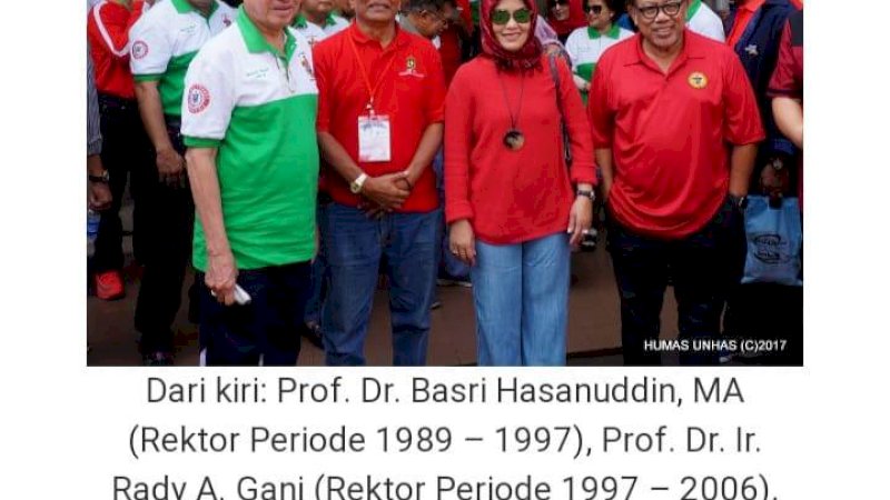 Prof Radi A Gany, Mantan Rektor Unhas Meninggal Dunia