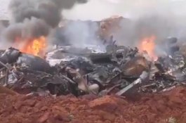 Video-Video Helikopter Suriah Ditembak Jatuh lalu Terbakar yang Memanggang 2 Pilot