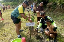 Toddopuli Gowes Green 2020: Dandim 1405/Mlts-Bupati Barru- Kompak Bersepeda hingga Tanam Pohon
