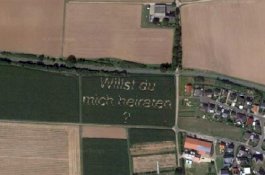 Si Perempuan Tak Sanggup Menolak, Lamaran Pernikahan Seorang Pria di Ladangnya Muncul di Google Maps