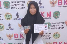 Alumni Unhalu Kendari Raih Nilai Tertinggi SKD CPNS Hari Pertama di Luwu Utara