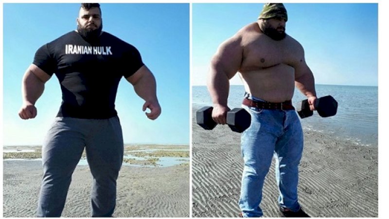 Inilah 'Hulk' di Dunia Nyata, Namanya Sajad Gharibi dari Iran
