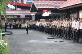 Upacara Hari Kesadaran Nasional Polres Pelabuhan Makassar