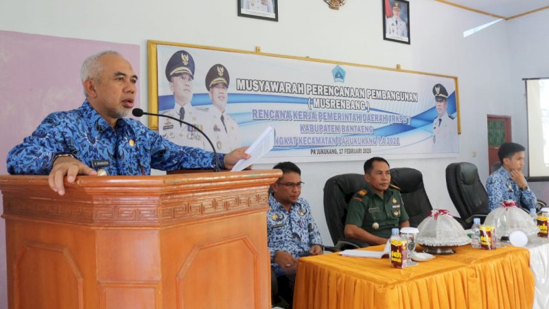 Wabup Bantaeng Hadiri Musrenbang Kecamatan Pa'jukukang