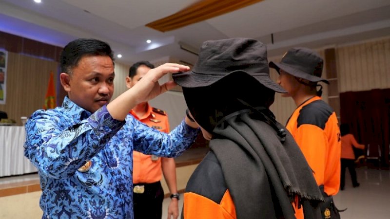Bupati Bantaeng, Ilham Azikin membuka pelatihan water rescue, Senin (17/2/2020).