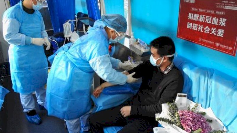 China Desak Mantan Pasien Virus Corona Sumbang Plasma Darahnya