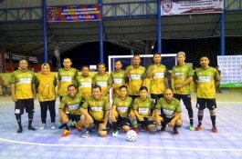 Andi Seto Sumbang Satu Gol untuk Kemenangan Setda Atas Disdukcapil