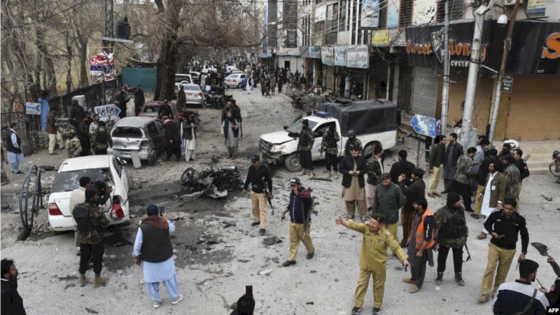 Bom Bunuh Diri Tewaskan 8 Warga di Pakistan