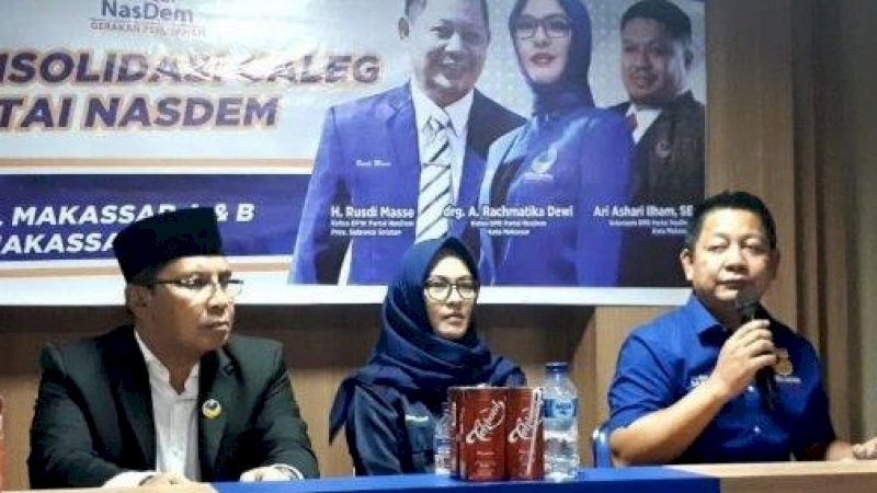 Danny Pomanto bersama Cicu dan RMS.