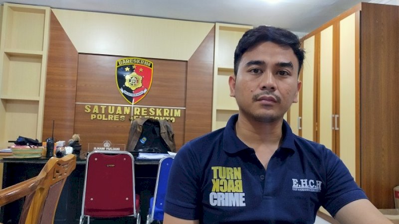 Kasat Reskrim Polres Jeneponto, Iptu Andri Kurniawan.