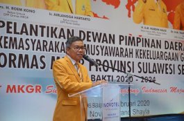 Resmi Nakhodai MKGR Sulsel, Taufan: Kita Harus Terdepan Mendulang Aspirasi Warga