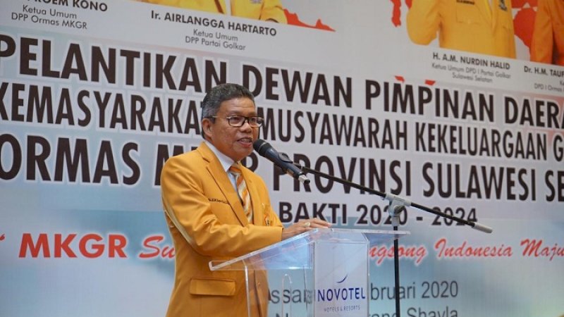 Ketua MKGR Sulsel, Taufan Pawe