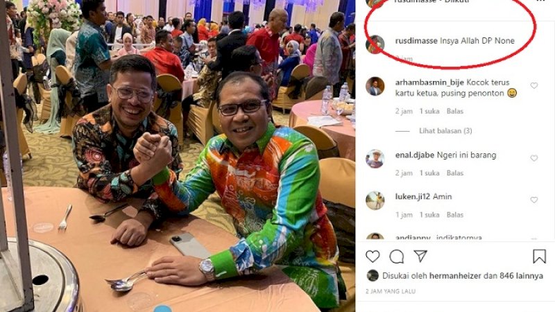 Status Rusdi Masse di Instagram