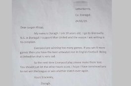 Menang Terus Sepanjang Musim, Bocah Fans MU Kirim Surat Memohon Liverpool Kalah