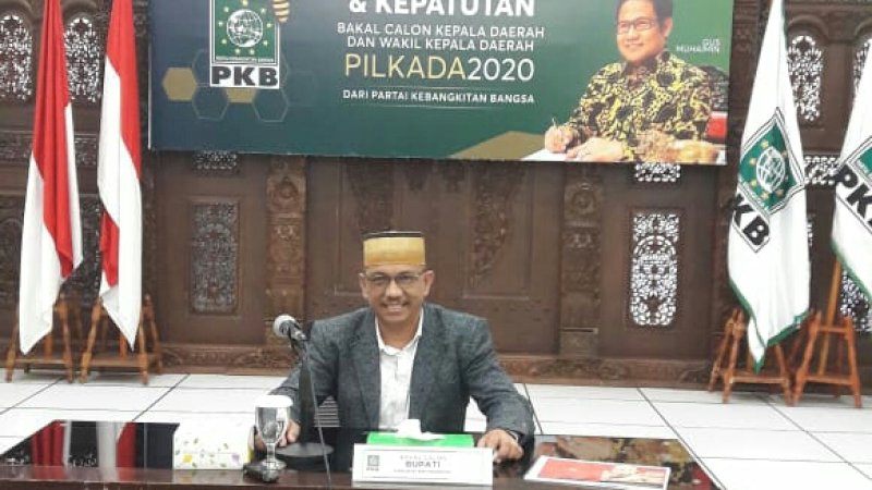 Lutfi Hanafi saat ikut uji kelayakan di DPP PKB.