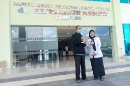 Resmi Beroperasi, Inilah Pasien Pertama RS Hasri Ainun Habibie Parepare