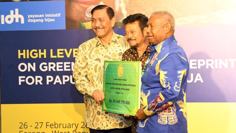 Dari Papua Barat, Mentan Syahrul Dorong Investasi Berkelanjutan Sektor Pertanian