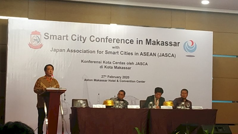 Makassar Kota Pertama Pelaksanaan Konferensi kota Cerdas Bersama Jasca