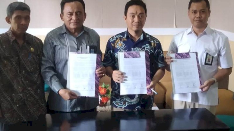 Berita acara rekonsiliasi pajak pusat di Luwu Utara.