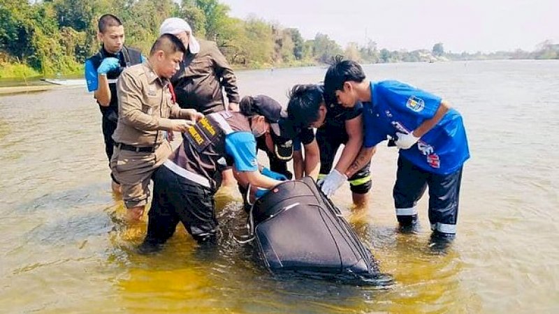 Mayat Wang Jun ditemukan di dalam koper di Sungai Ping