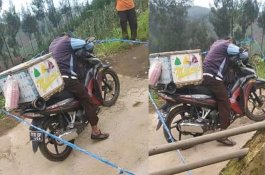 Lagi Jualan Es, Kakek Ini Meninggal di Atas Motor