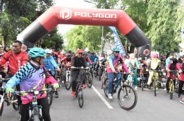 Meriahnya Fun Bike Jelang Hari Jadi ke-60 Takalar