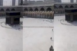 Wabah Virus Corona, Masjidil Haram Tampak Sepi