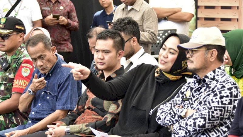 Menteri Pertanian, Syahrul Yasin Limpo menghadiri Festival Kujang, Sabtu (7/3/2020).