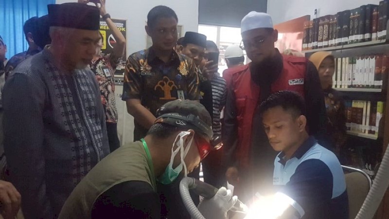 Mahtan kembali hadir melayani hapus tato gratis di Bantaeng, Sabtu (7/3/2020).