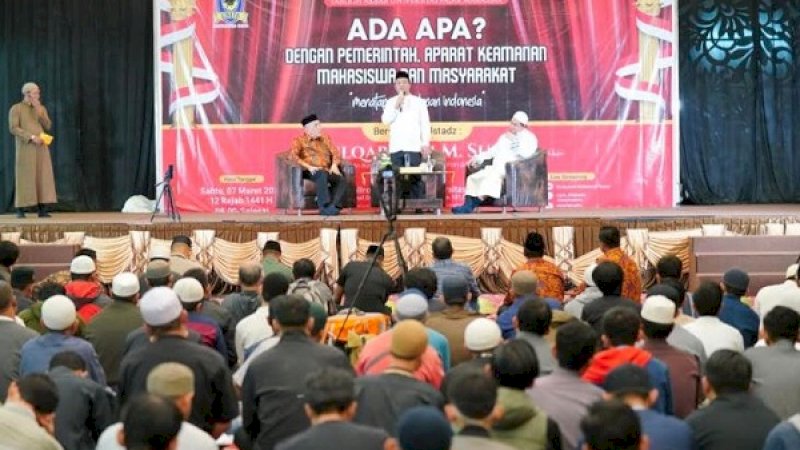 Sabtu (7/3/2020), Wakil Gubernur Sulawesi Selatan, Andi Sudirman Sulaiman berkunjung ke Universitas Fajar (Unifa) Makassar.