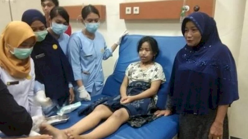 Korban yang mengaku diculik.