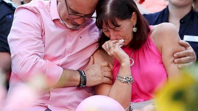 Lloyd and Suzanne Clarke, orang tua Hannah Clarke (Getty Images)