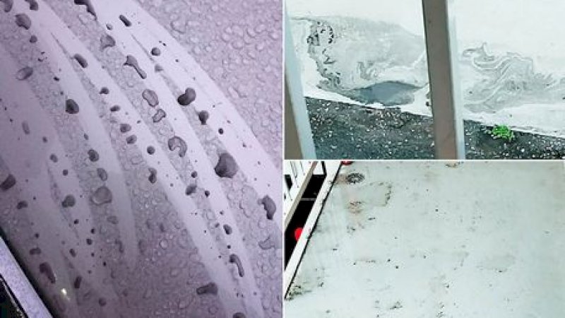 Hujan Hitam Landa Jepang, Warga Ingat Bom Atom