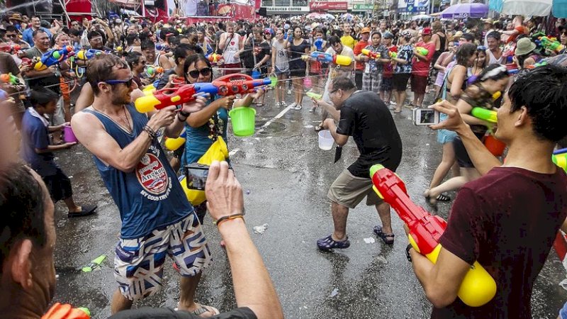 Akibat Virus Corona Mewabah, Festival Songkran yang Terkenal di Thailand Dibatalkan