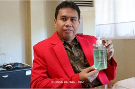 Cegah Penyebaran Virus Corona, Unhas Makassar Bikin Hand Sanitizer