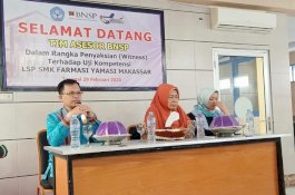 SMK Farmasi Yamasi Makassar Satu-satunya LSP-P1 Kesehatan Bidang Farmasi di Sulsel