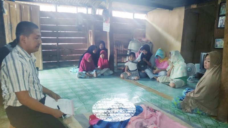 YM, warga Barru yang gantung diri.