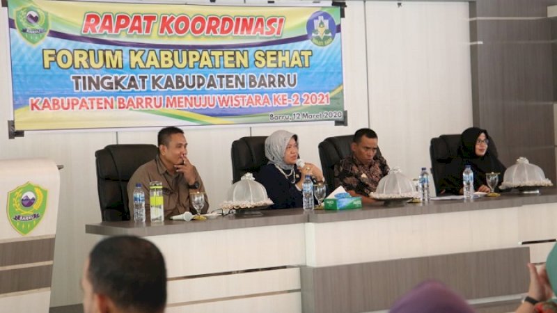 Pemerintah Kabupaten (Pemkab) Barru menargetkan melanjutkan prestasi sebagai salah satu kabupaten/kota sehat di Indonesia 2019-2020.