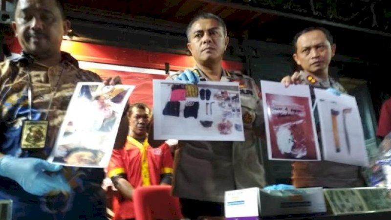 Polisi menjelaskan motif pembunuhan di Pangkep.