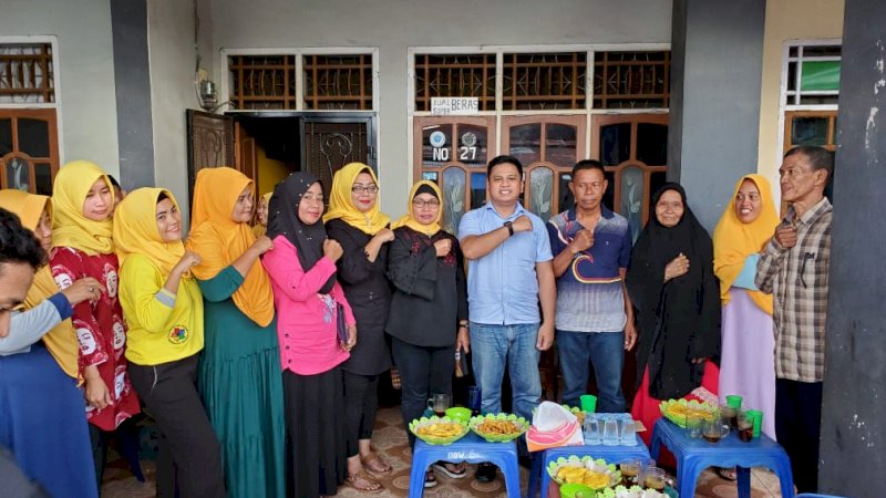 Muda dan Cerdas, Warga Parangloe Dukung Zunnun di Pilwalkot Makassar