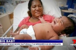 Bayi Seberat 6.6 kg yang Lahir Melalui Persalinan Normal di Australia