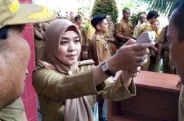 Mitigasi Corona, ASN di Parepare Diperiksa Suhu Tubuh