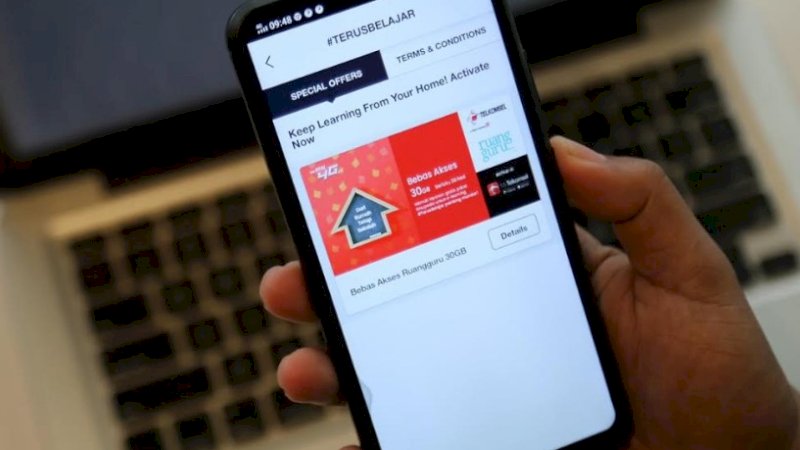 Respons Wabah Covid-19, Telkomsel-Ruangguru Siapkan Aplikasi Belajar Bebas Kuota