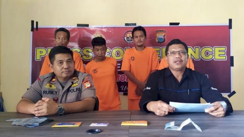 Kasubag Humas Polres Barru, AKP Sainuddin menjelaskan kasus hipnotis di Barru.