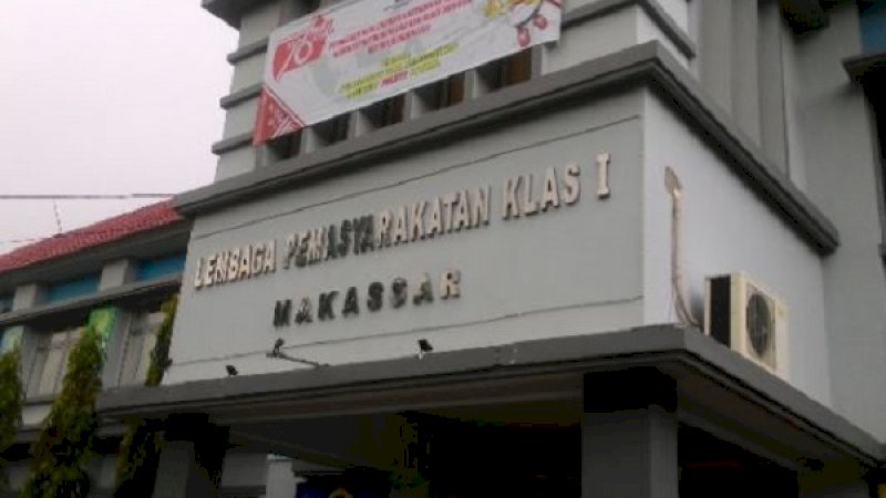 Lapas Klas 1 Makassar tiadakan izin besuk bagi warga binaan.

