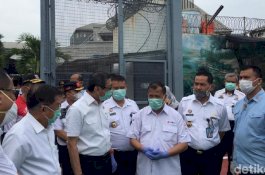 JK dan Yasonna Sterilisasi Lapas Cipinang