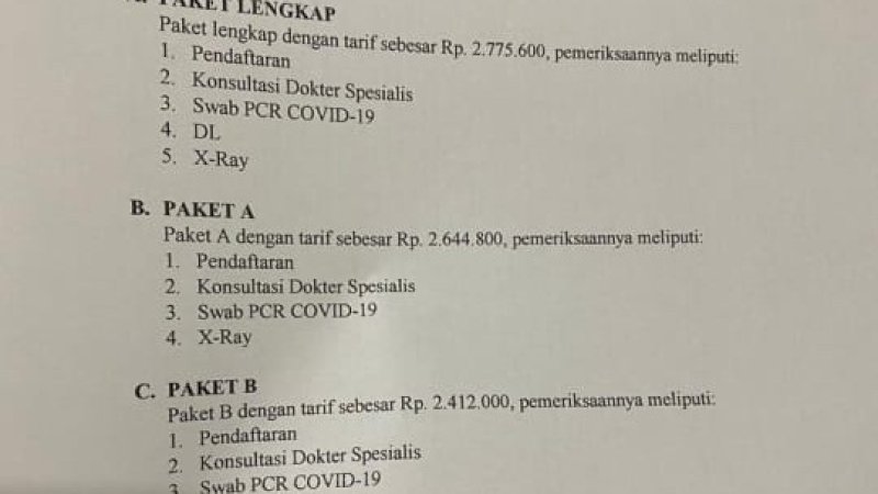 Biaya Tes Virus Corona yang Viral Disebut Baru Draf, Mengapa RS Unair Rahasiakan Tarif Resmi?
