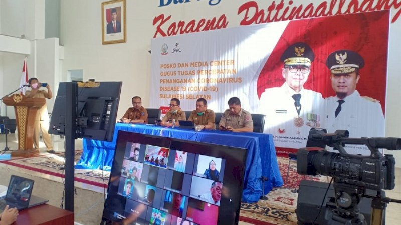 Konferensi pers tim gugus tugas Covid-19.