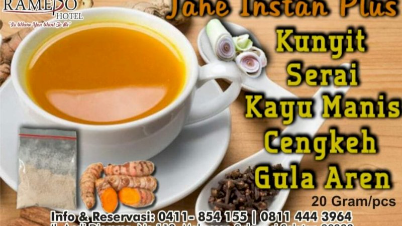 Ramedo Hotel Makassar Rilis Minuman Jehe 'Anti Corona'